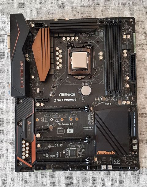 Bundle satılır - 225 AZN Ana plata ASRock Z170 Extreme4 CPU — Bakı