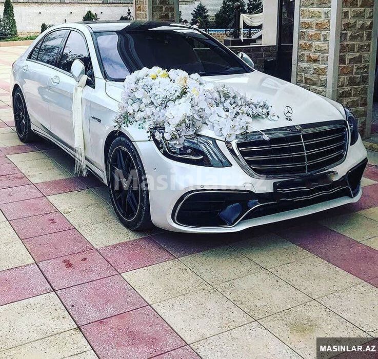 Mercedes Sclass S63, 2018 il — Minik avtomobili icarəsi, Bakı
