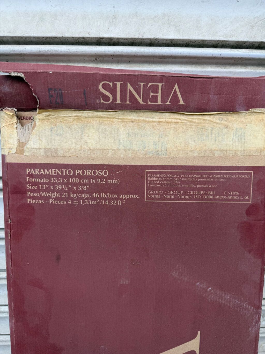 Tund boz rengde Ispan istehsali 90x30a 44 eded kafel satilir. Vaxti — Plitka və örtü materialları, Bakı (3)