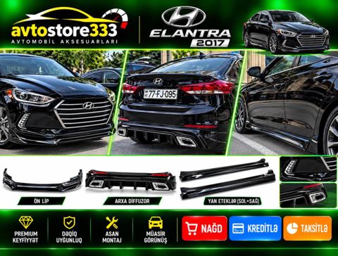 Hyundai Elantra 2017 bodykit dəst — Bakı