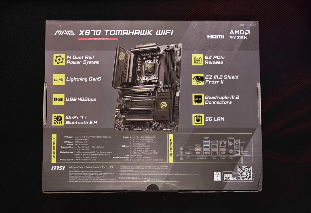 MSI MAG X870 Tomahawk WiFi — Kompüterlər və noutbuklar, Bakı (3)