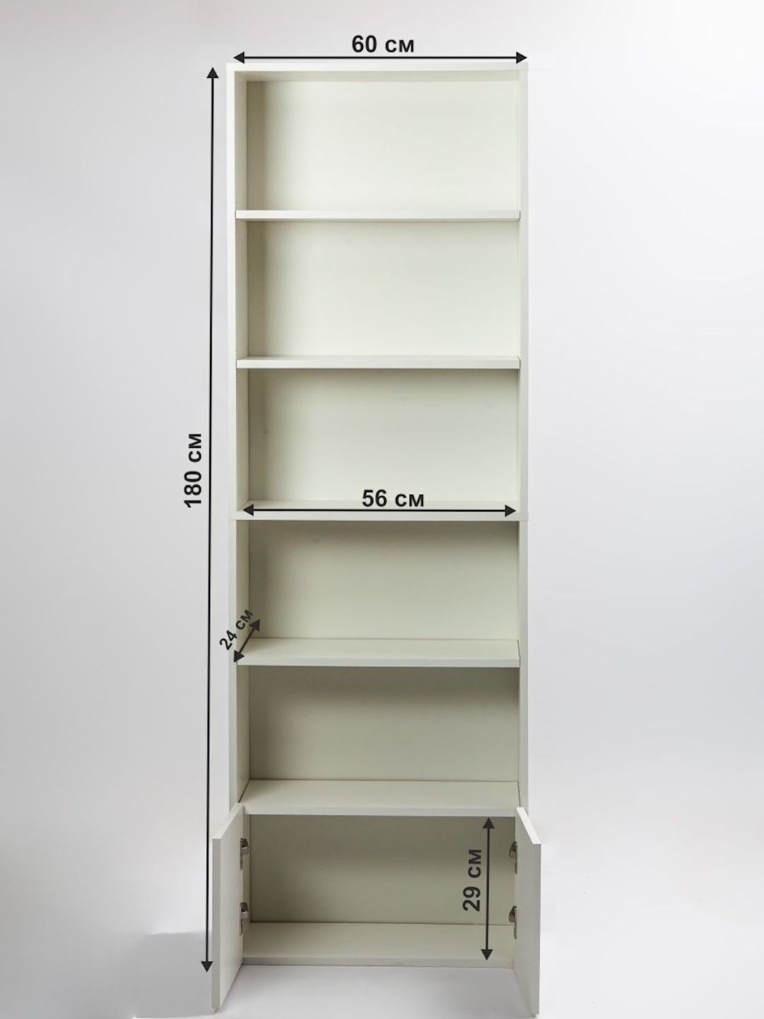 Stellaj Letta, ağ, Ldsp, 181x60x24 sm — Mallar, Bakı (2)