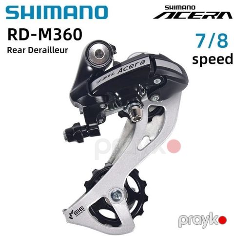 Velosiped üçün arxa ötürücü Shimano Acera RD-M360, 7/8 sürət, SGS qəfəs - velosport_47 — Bakı
