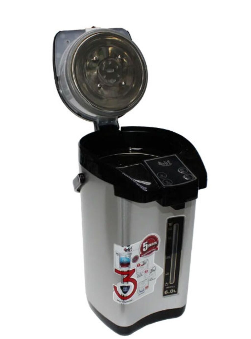 Elif Electric Thermopot – EL 532 - Həcm: 6 litr (gövdədə səviyyə — Elektrik çaydanları və termoslar, Bakı (4)