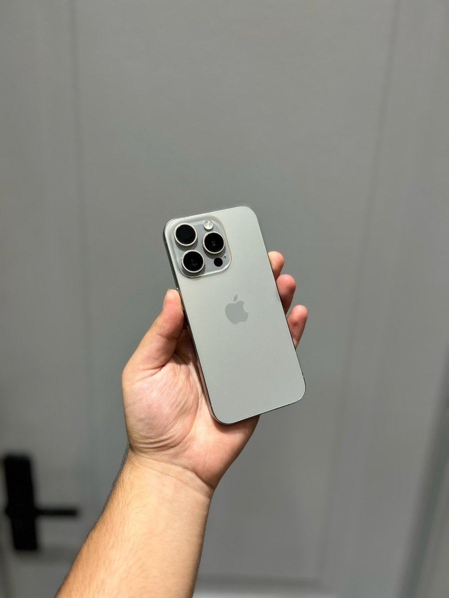 Apple iPhone 15 Pro White Titanium 128GB/8GB — Smartfonlar, Bakı (2)