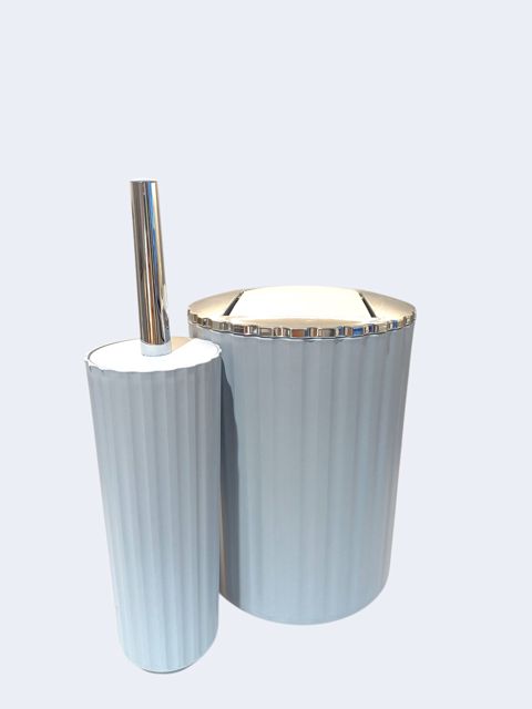 Hamam dəsti Home Ket 45102, plastik, boz, 2 parça — Bakı
