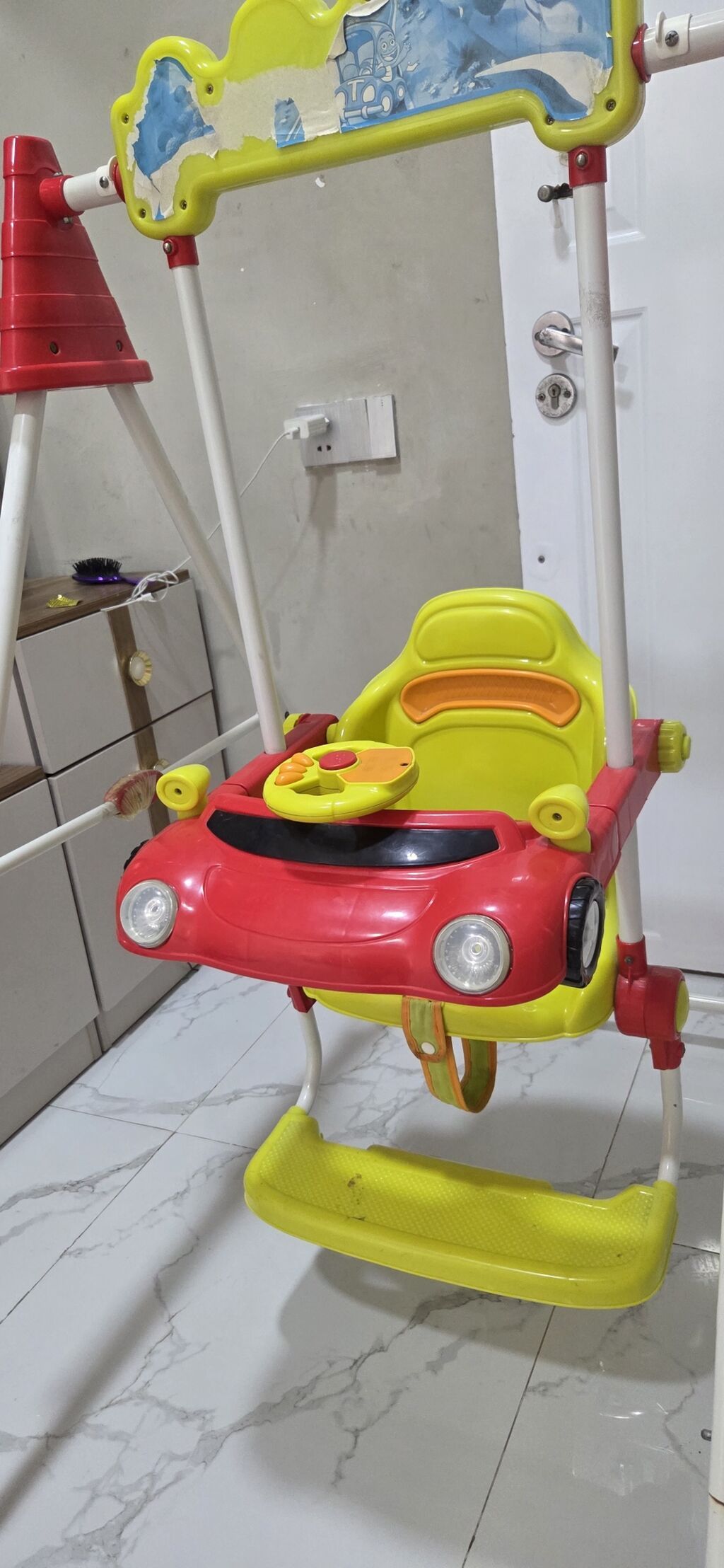 Uşaq yelləncəyi – “avtomobil” dizaynlı - 1–3 yaş arası uşaqlar üçün — Yelləmə maşınları, Bakı