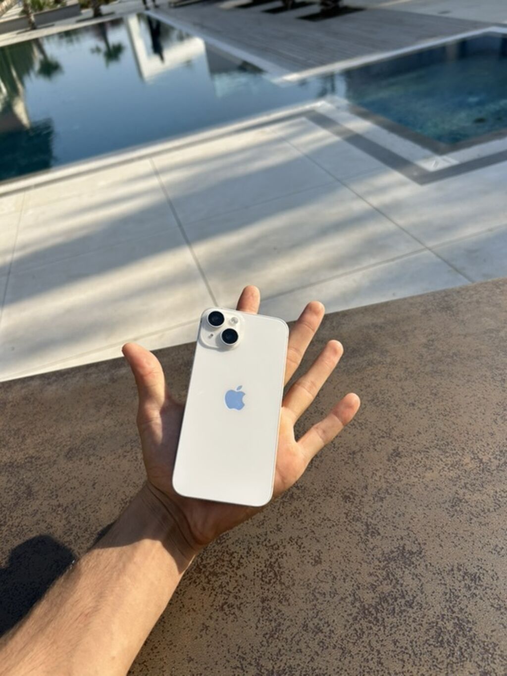 IPhone 14, Ağ, Face ID — Apple iPhone, Novxanı