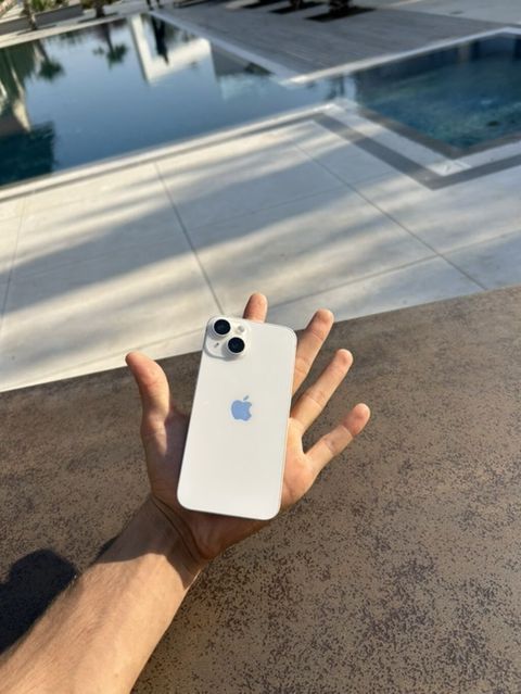 IPhone 14, Ağ, Face ID — Novxanı