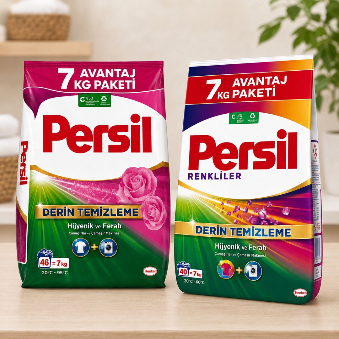 Yuyucu toz dəsti Persil, ağ/rəngli paltarlar üçün, 14 kq — Mallar, Bakı