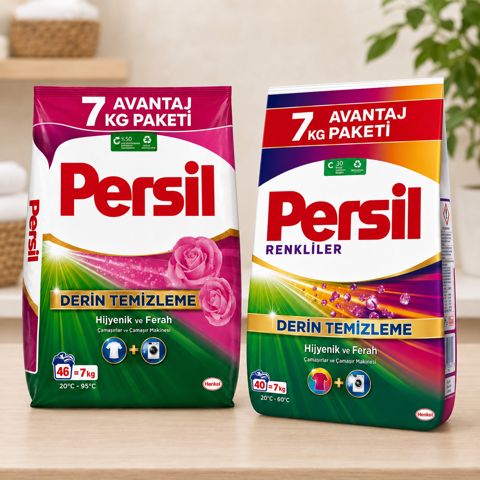Yuyucu toz dəsti Persil, ağ/rəngli paltarlar üçün, 14 kq — Bakı