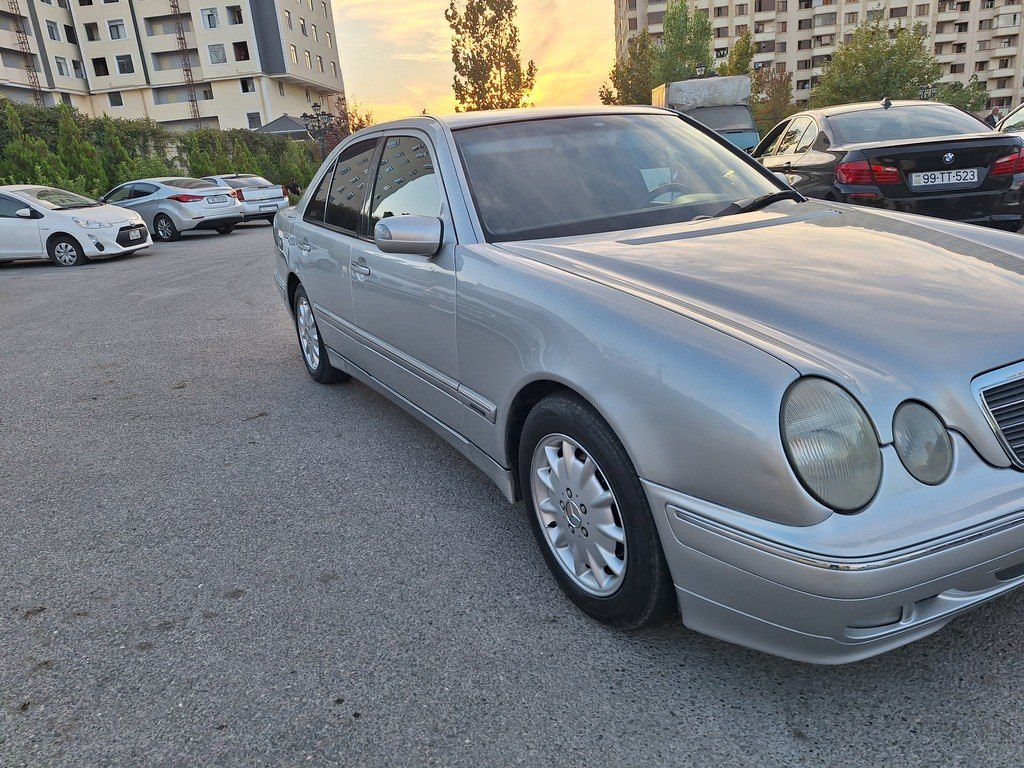 Mercedes E 220, 2.2 L, 2000 il, 374 521 km 99-KL-194 — Avtomobillər, Bakı (2)