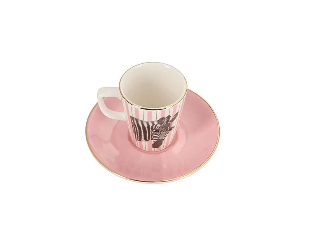 Qəhvə cütü Porland Wild Life 04ALM005283, 1 nəfərlik, 2 əd, 75 ml, farfor, rəngbərəng — Mallar, Bakı (2)