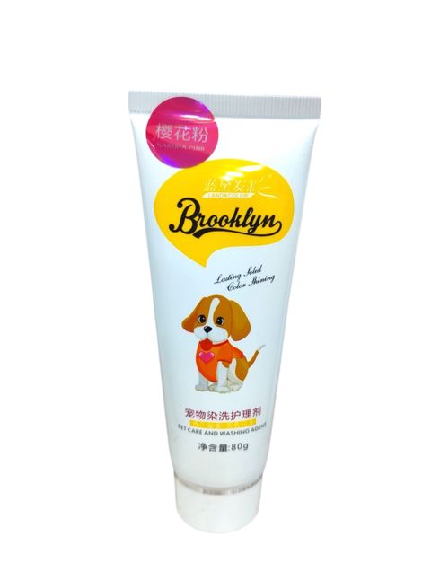 İtlər üçün krem-boya Brooklyn Sakura Pink, 80 q — Bakı