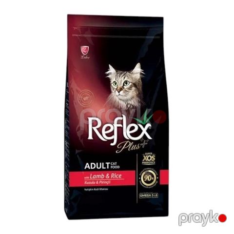 Quru yem yetkin pişiklər üçün Refleks Plus Lamb & Rice 15 kq — Bakı
