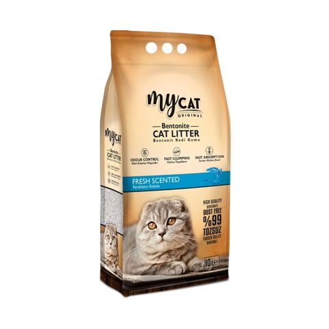 Topalaşan doldurucu My Cat Fresh Scented pişiklər üçün 10 l — Bakı