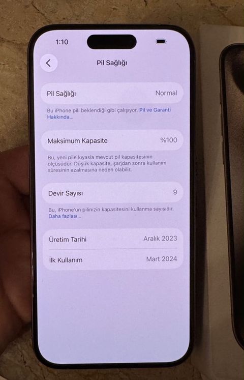 IPhone 15 Pro, 128 GB, Natural Titanium — Bakı