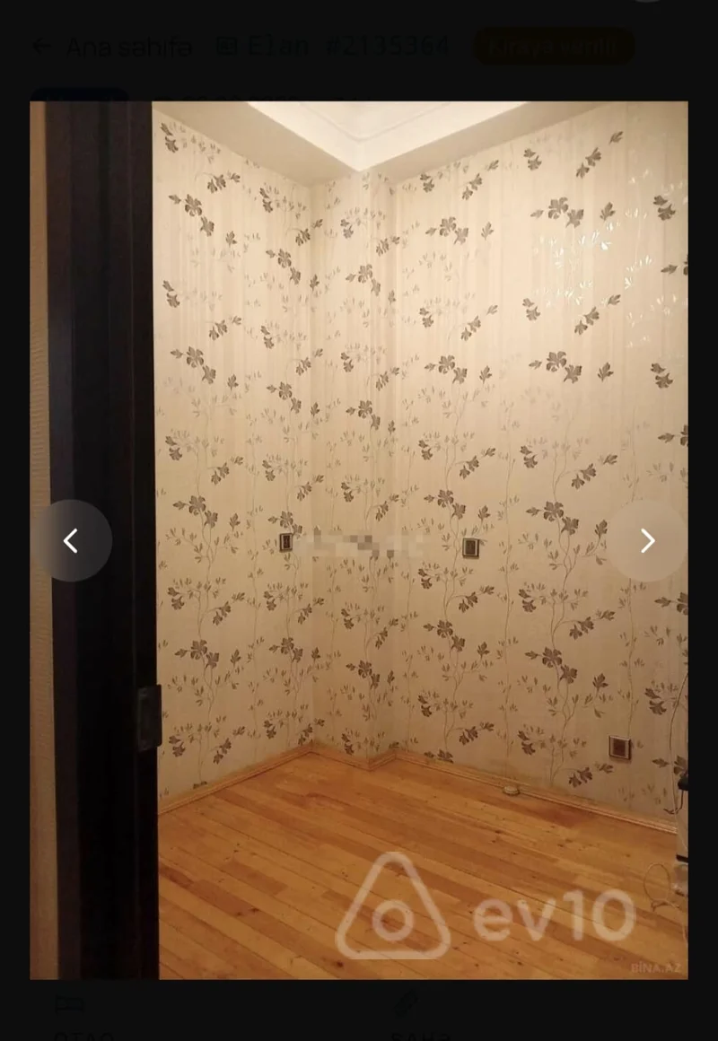 2 otaqlı mənzil, 60 m², Hüseyn Seyidzadə küçəsi, — kirayə — Mənzil, Bakı (12)