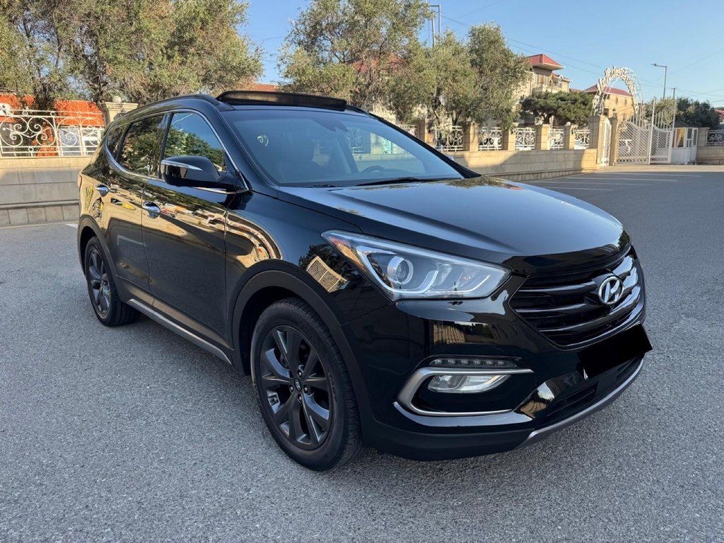 Hyundai Santa Fe, 2.0 L, 2017 il, 227 200 km — Avtomobillər, Bakı (2)