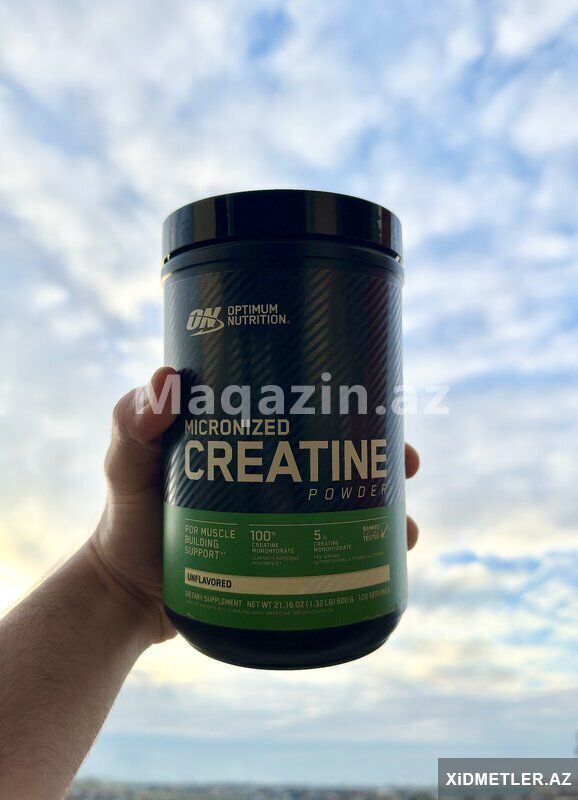 Creatine Optimum Nutrition Amerikan Kreatin 600gram Creatin — Gözəllik və səhiyyə, Bakı (6)