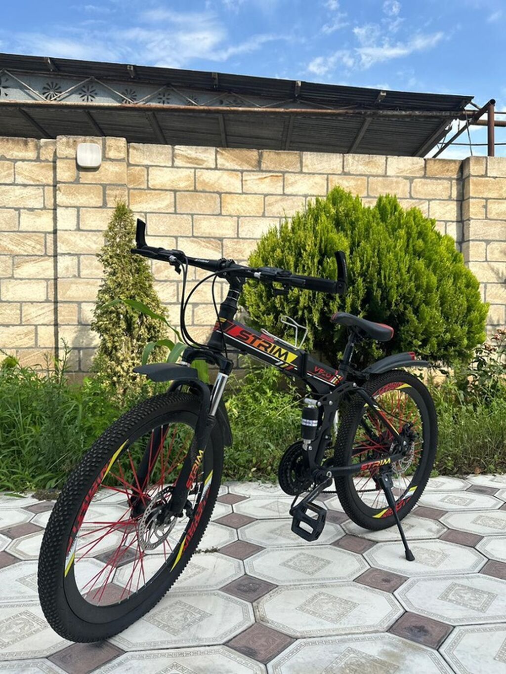 Strım dağ velosipedi - Çərçivə: qatlanan (folding) alüminium tipli — Dağ velosipedləri, Mehdiabad (4)