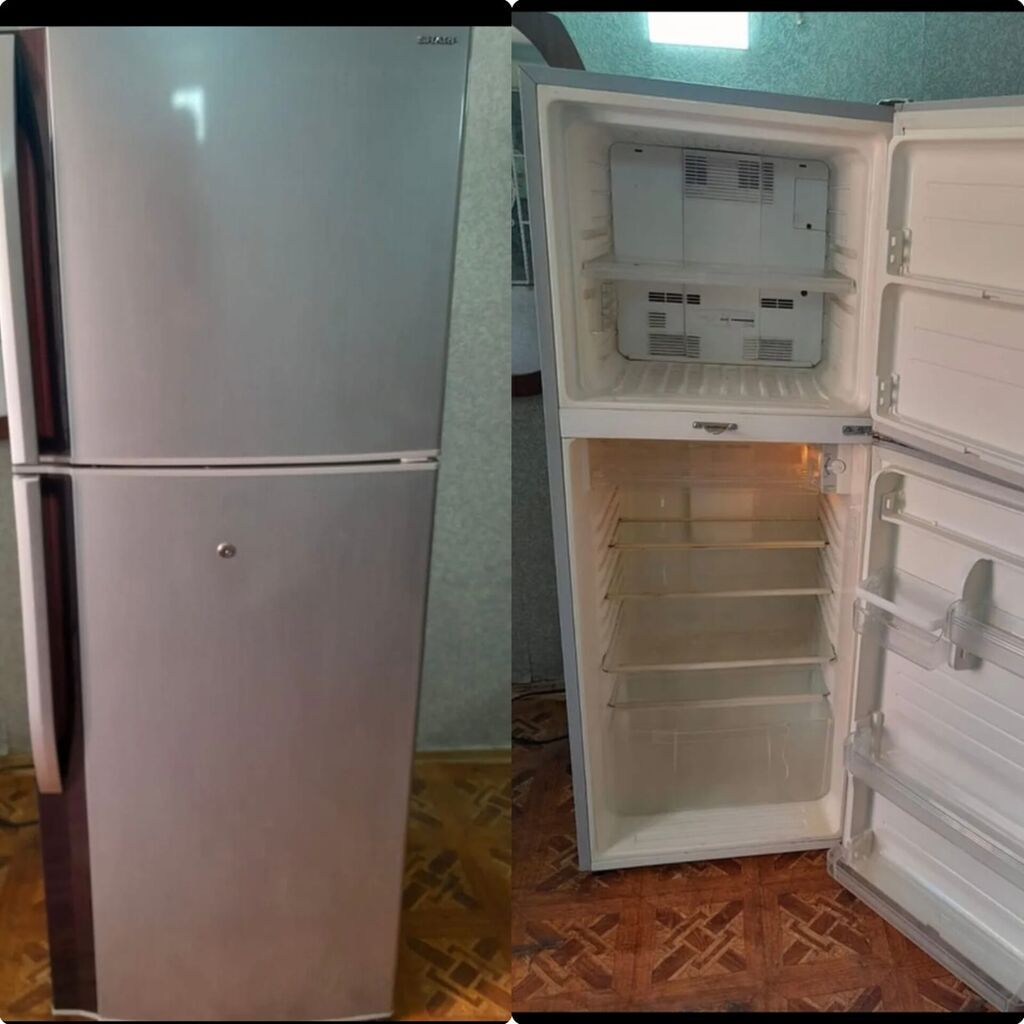 Sharp,, soyuducu. 240azn. 2 .kameralı.2 .qapılı. metallik rəng. 160 — Soyuducular, Bakı