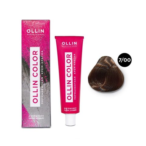 Saçlar üçün krem-boya Ollin Professional Ollin Color 7/00 Dərin xurmayı 100 ml — Bakı