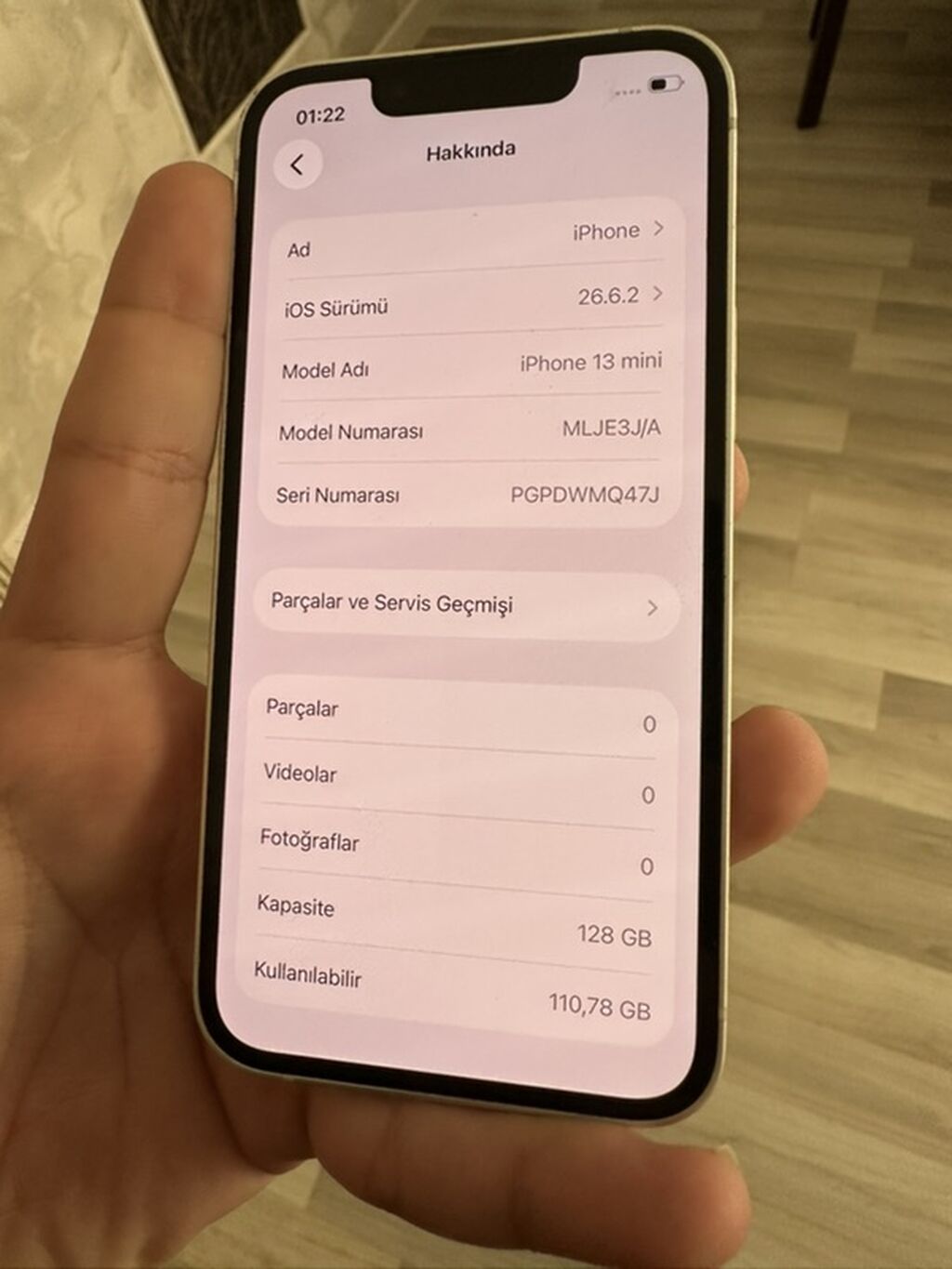 IPhone 13 mini, 128 GB, Starlight — Apple iPhone, Lənkəran (2)