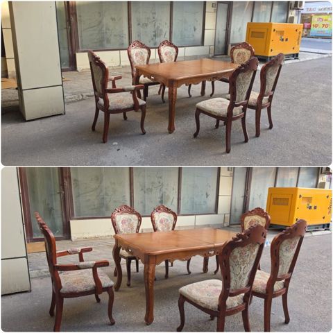 Acilan masa+6 stulla birge 330 azn.Unvan Xırdalan.(Gülü) — Bakı