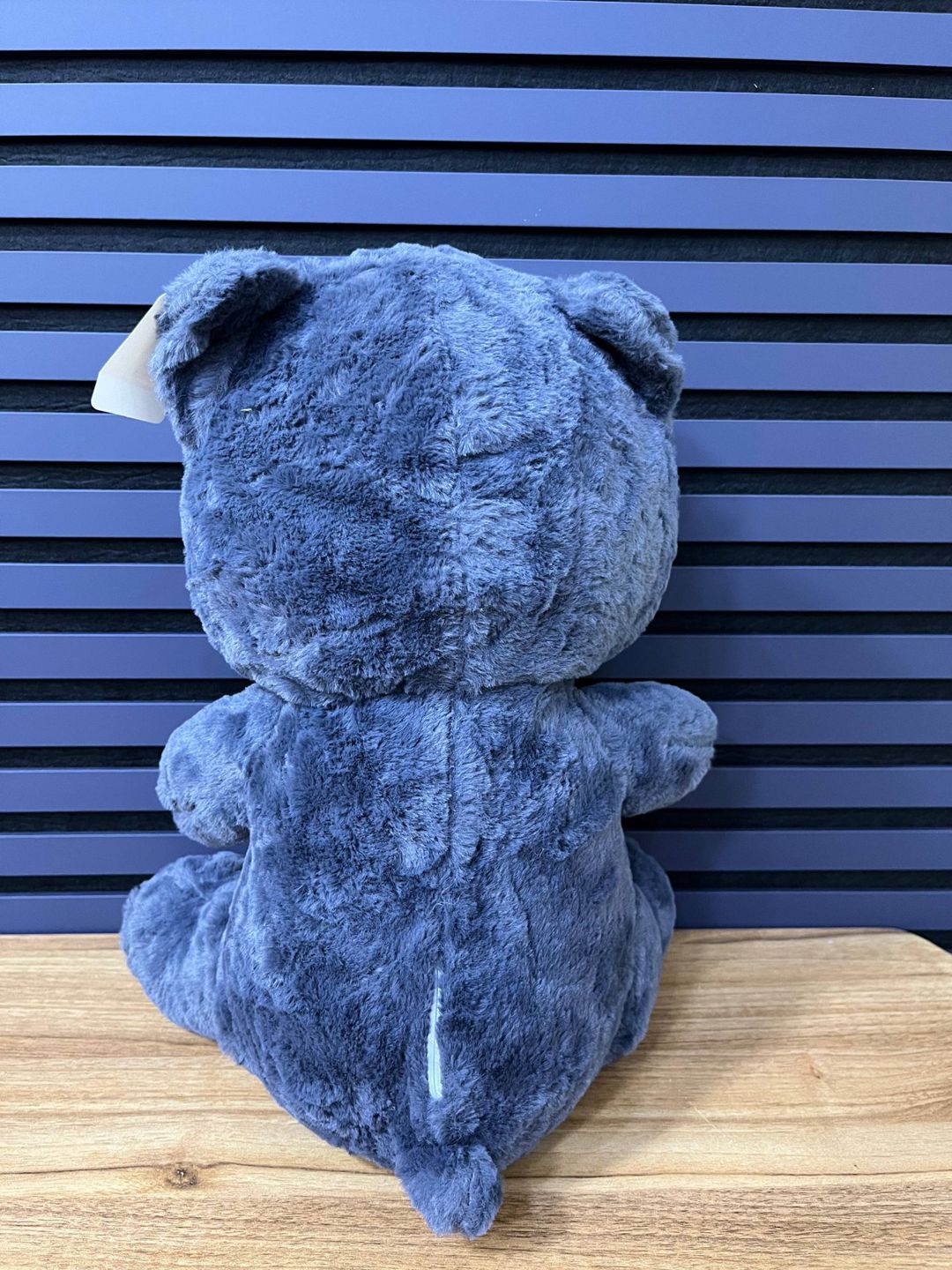 Yumşaq oyuncaq Ayı, peluş, boz, 40 sm — Yumşaq oyuncaqlar, Bakı (3)
