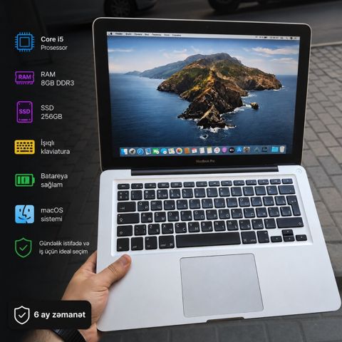 Apple Macbook Pro 13 Core i5 RAM 8GB SSD 256 — Bakı
