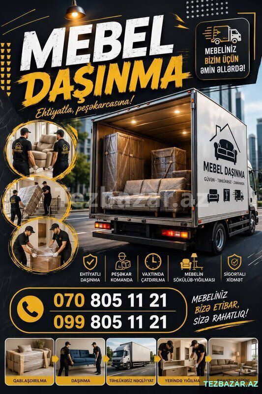 Yükdaşıma xidməti — Mallar, Bakı