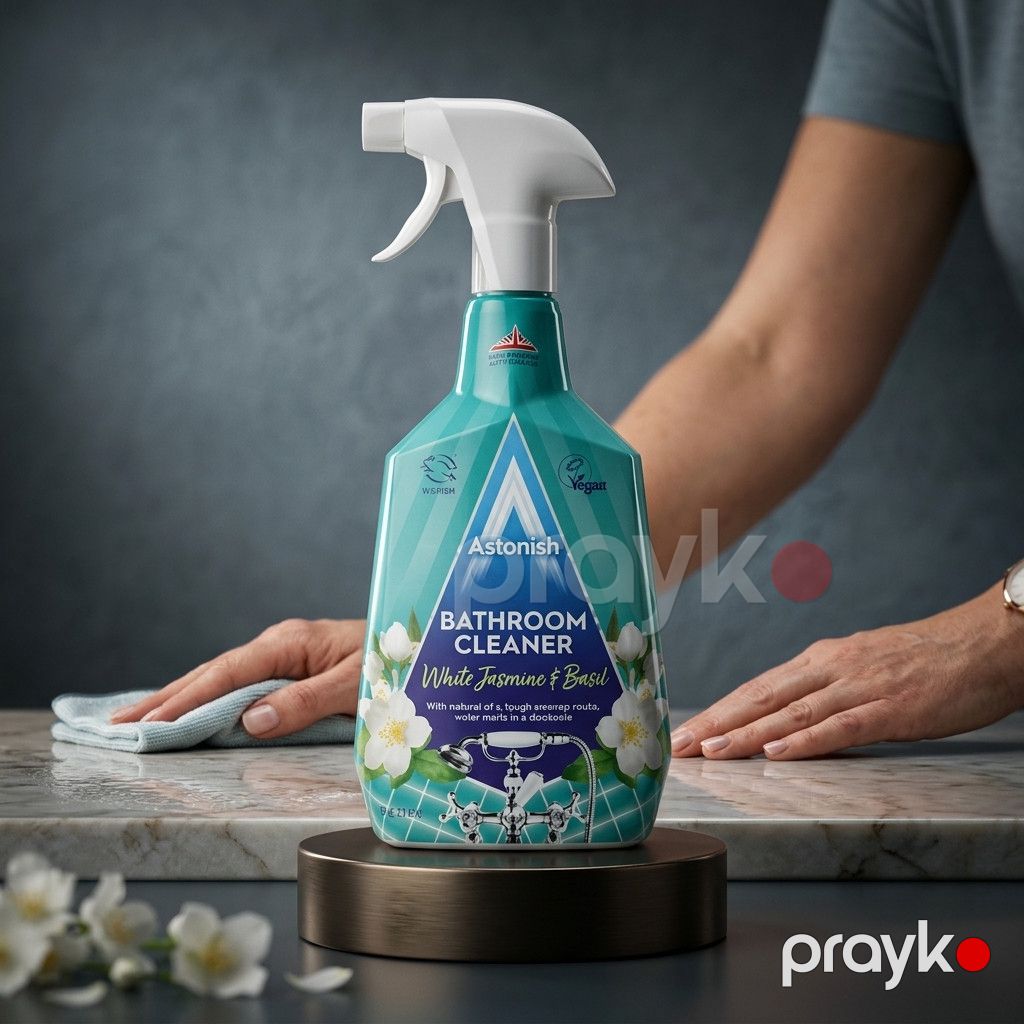 Hamam otağı üçün təmizləyici sprey Astonish White Jasmine & Basil 750 ml — Mallar, Bakı (3)