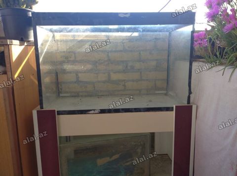 Dördbucaq akvarium, Boş, 90 l, Ünvandan götürmə — Bakı