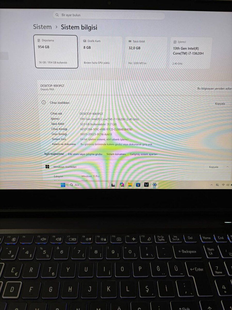 Lenovo Gaming RTX4060/32 Gb — Noutbuklar, Bakı (7)