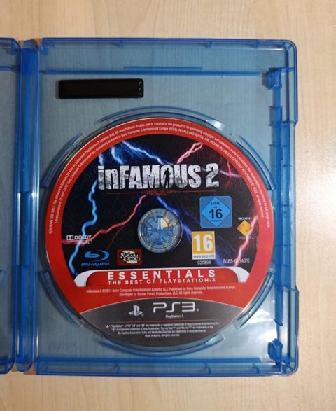 PS3 üçün İnFamous 2 oyun diski — Bakı