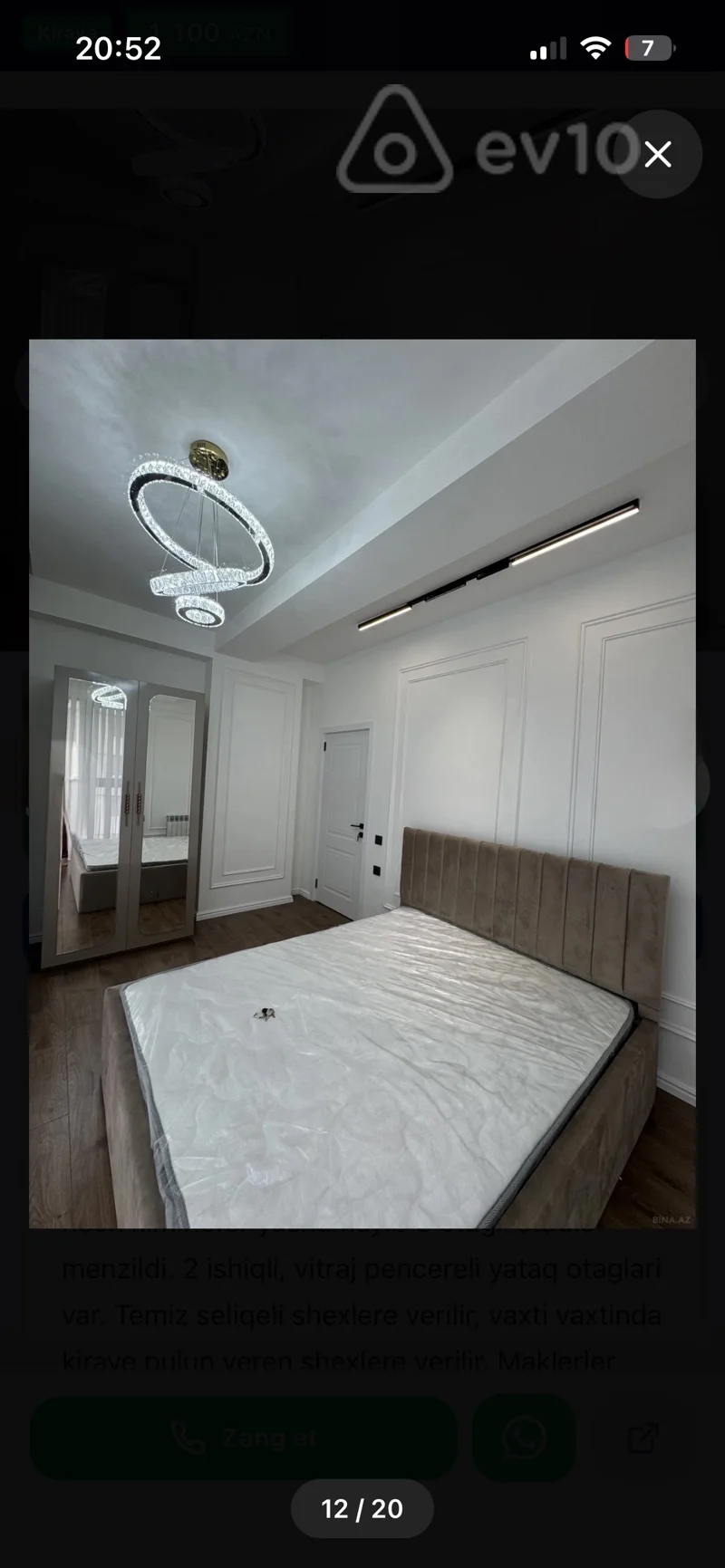 3 otaqlı mənzil, 80 m², 20 yanvar — kirayə — Mənzil, Bakı (8)