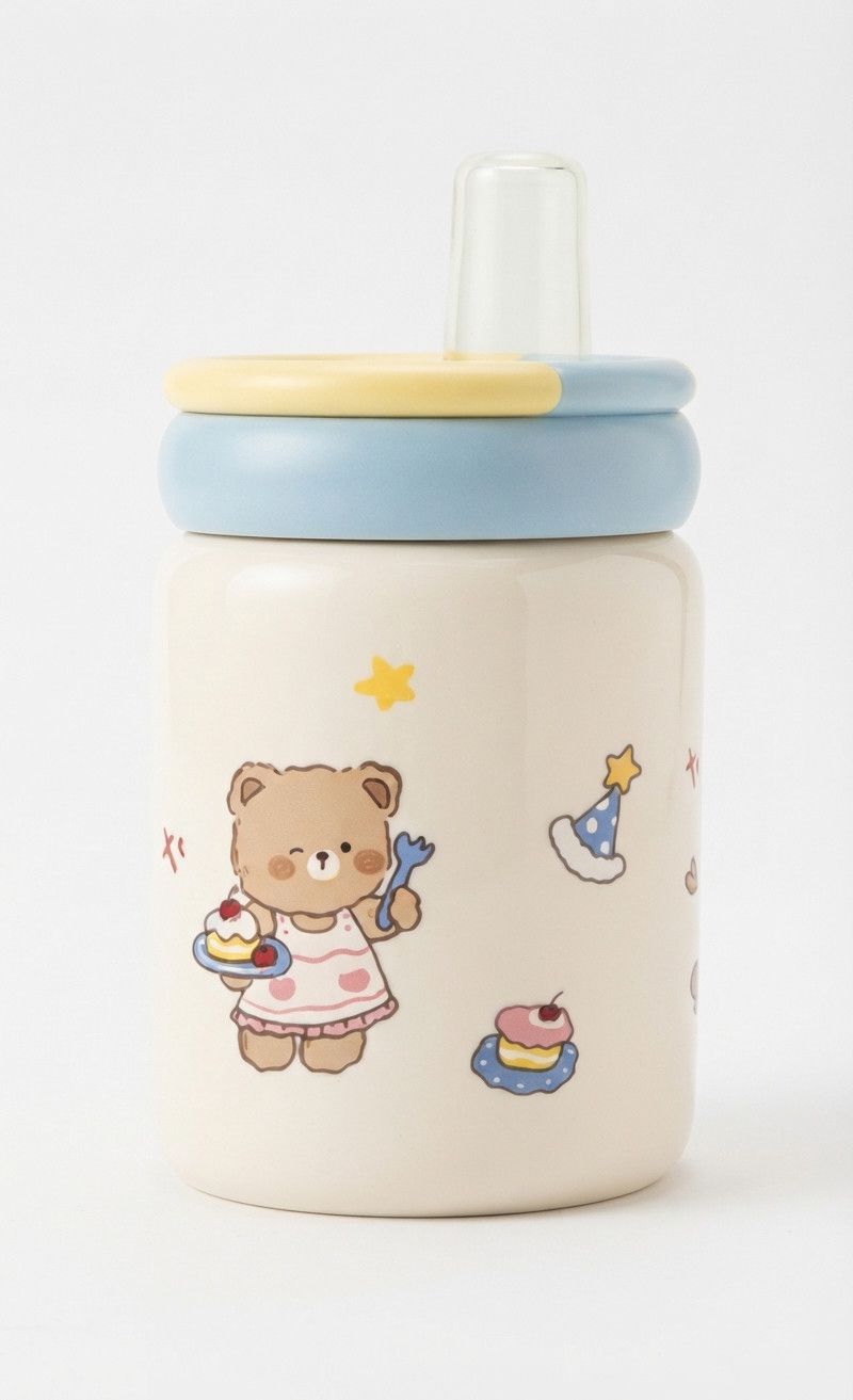 Uşaq üçün termos su qabı keramika 200 ml 1 yaşdan — Mallar, Bakı