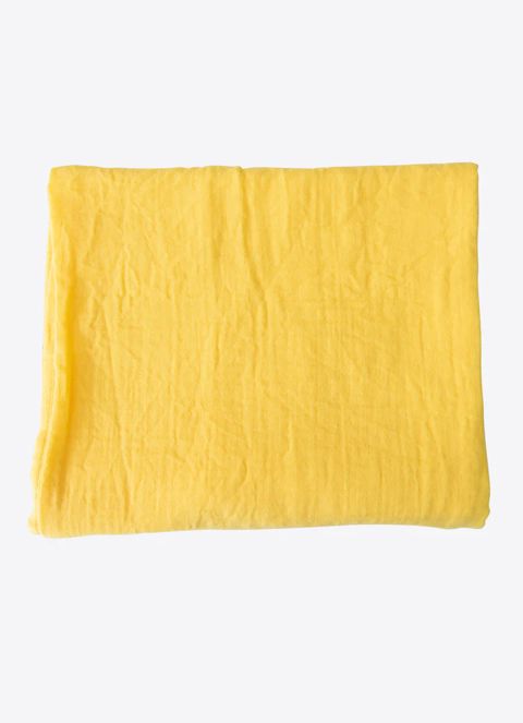 Muslin pled Kitikate, sarı, 78x90 sm — Bakı