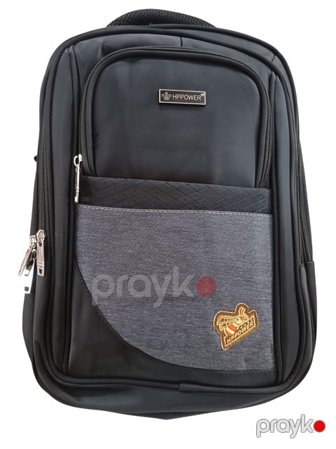 Məktəb çantası, plaşlıq parça, suyadavamlı, qara, 15 l — Bakı