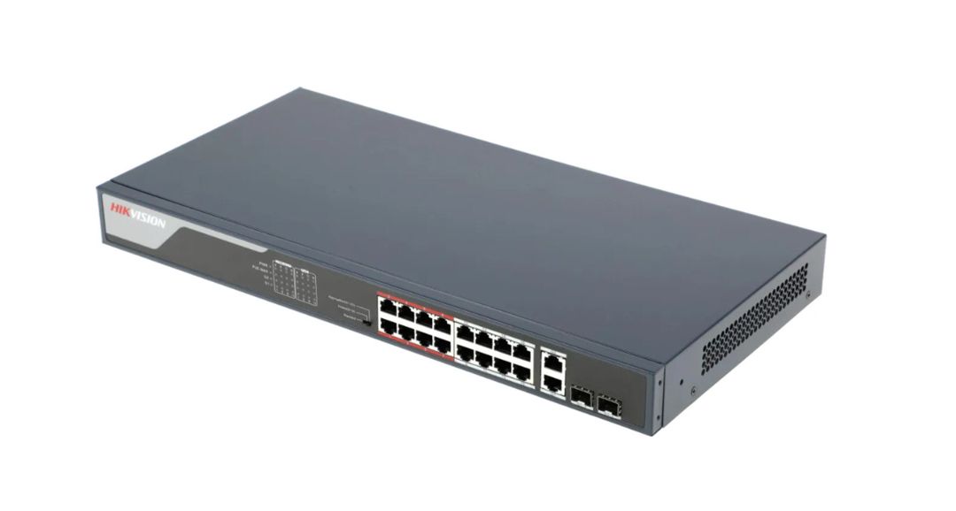 Hikvision DS-3E0318P-E(C) 16 Port PoE+ Switch — Şəbəkə və server avadanlığı, Bakı (3)