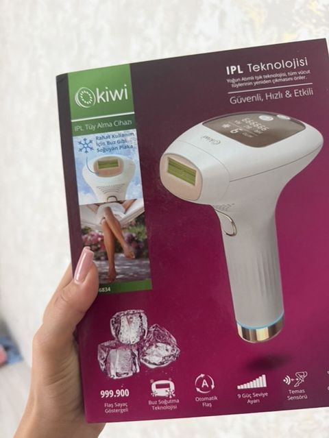 Okiwi IPL Tük Alma Cihazı - IPL texnologiyası: yoğun atımlı işıqla — Bakı
