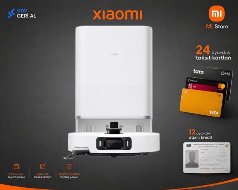 Robot tozsoran "Xiaomi Robot Vacuum 5" — Bakı
