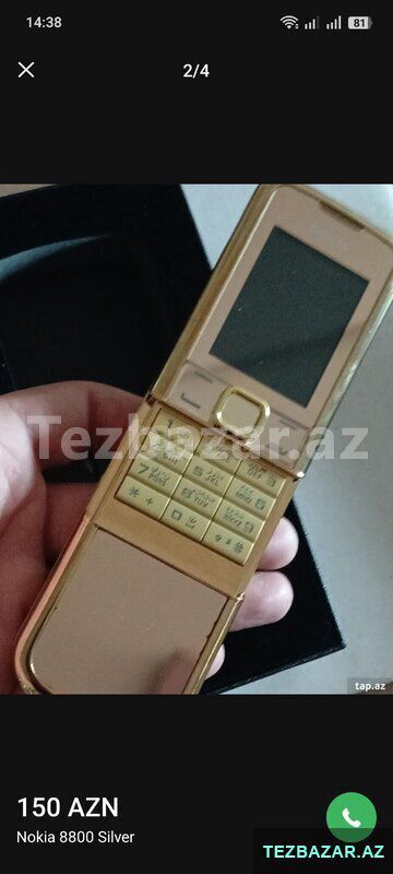 Nokia 8800 — Smartfonlar, Bakı (2)