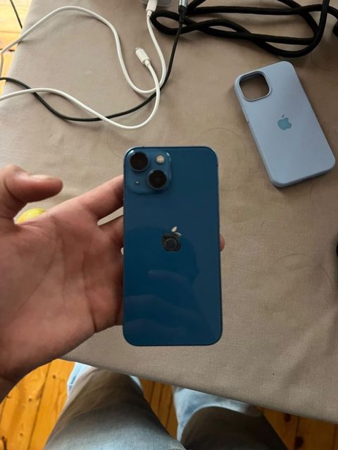 IPhone 13, 256 GB, Mavi, Face ID — Bakı