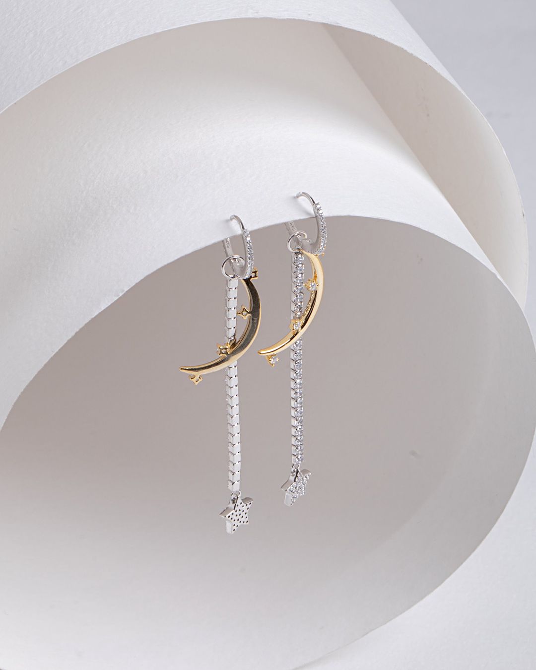 Qadın gümüş sırğaları TT Silver QSS021, gümüşü — Mallar, Bakı (2)