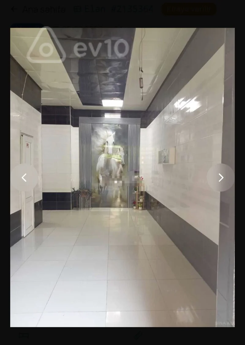 2 otaqlı mənzil, 60 m², Hüseyn Seyidzadə küçəsi, — kirayə — Bakı
