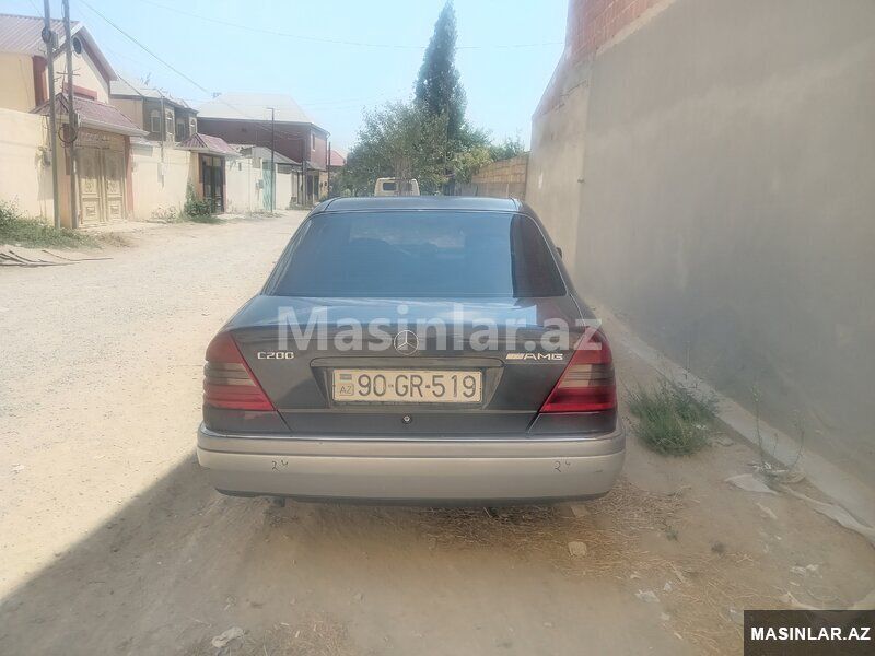 Mercedes C200, 1995 il 90-GR-519 — Avtomobillər, Sumqayıt (2)