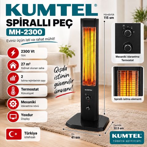 Qızdırıcı Kumtel MH-2300 2300 VT — Bakı