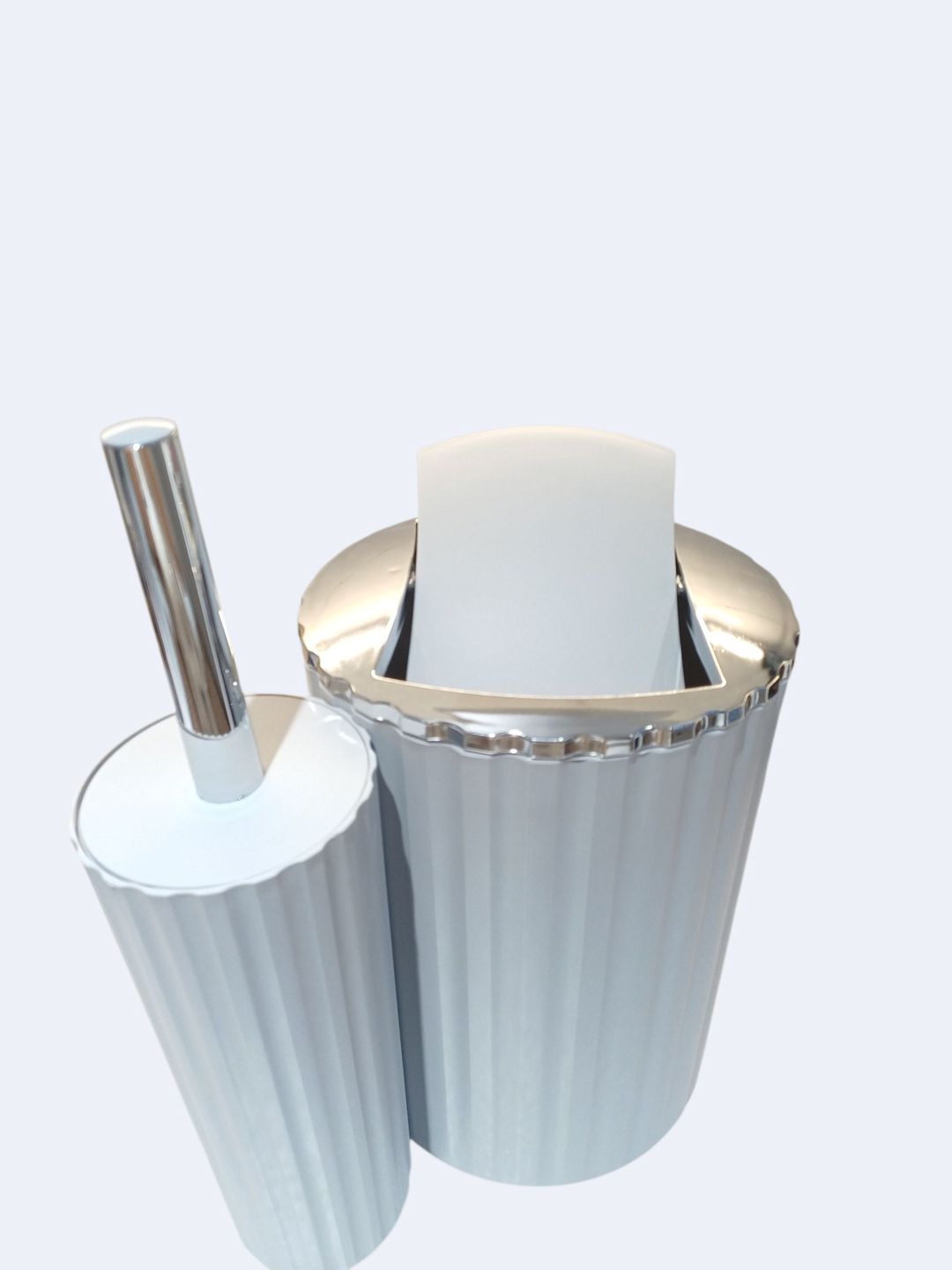 Hamam dəsti Home Ket 45102, plastik, boz, 2 parça — Mallar, Bakı (2)